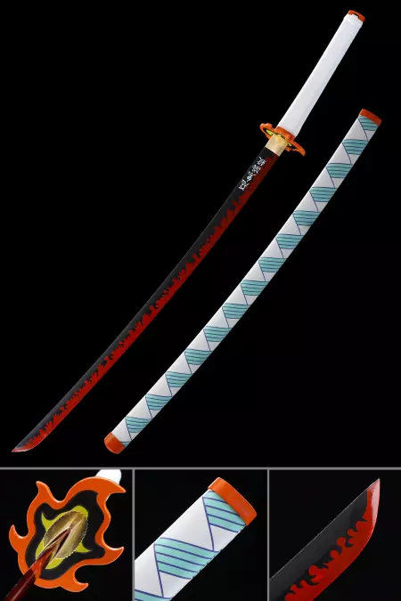 Handmade Anime Katana Demon Slayer Muichiro Tokito Nichirin Sword