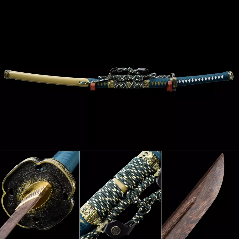 Wooden Training Katana | Handmade Brown Wooden Blade