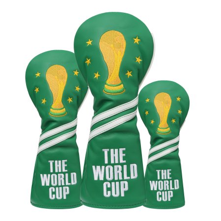 World Cup Soccer Golf Wood Headcovers Set - Green