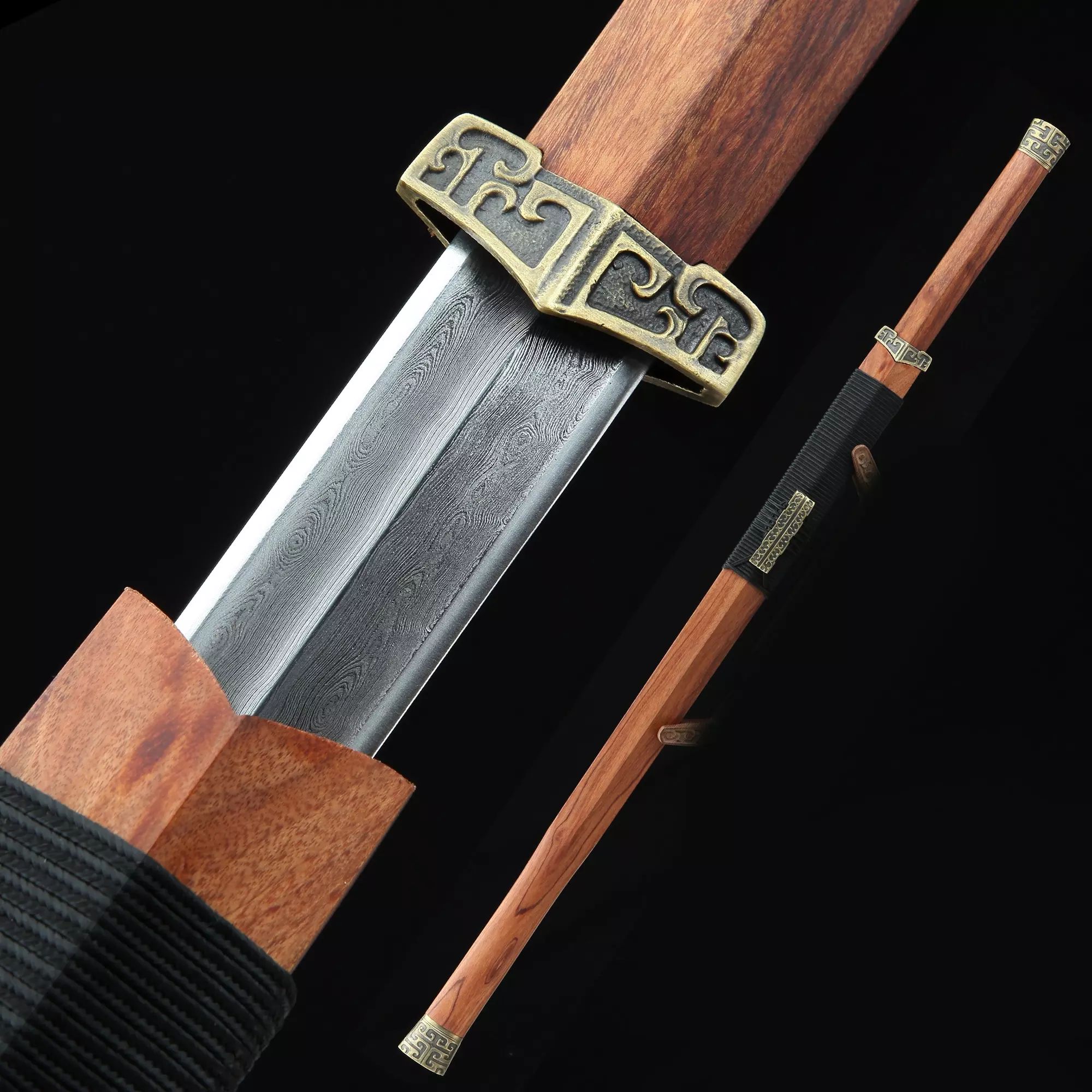 Chinese Straight Sword | High-performance 1000 Layer Folded Steel ...