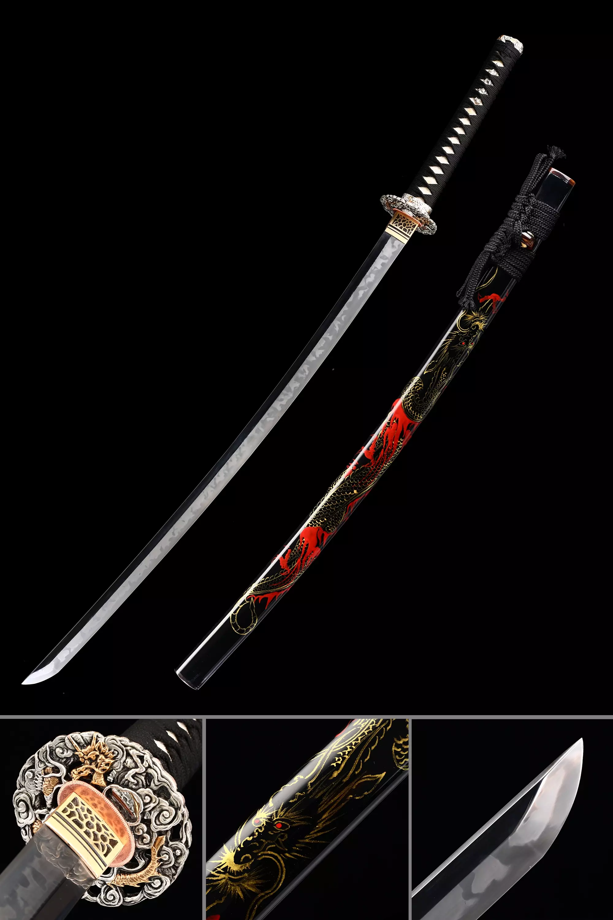 High-performance Katana | High-performance Real Hamon Japanese Katana ...