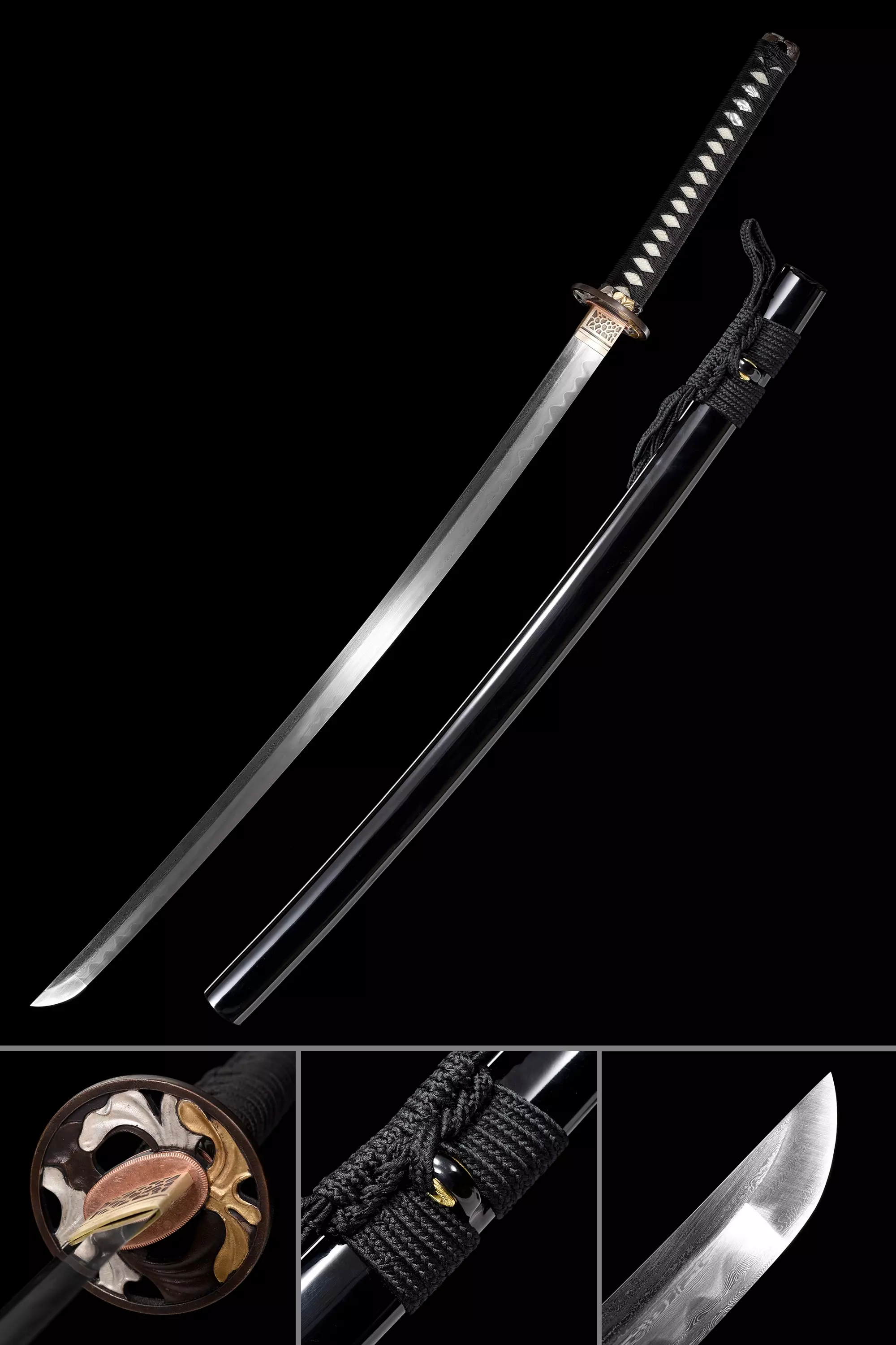 Katana | Handmade Japanese Samurai Sword Real Hamon Full Tang - TrueKatana