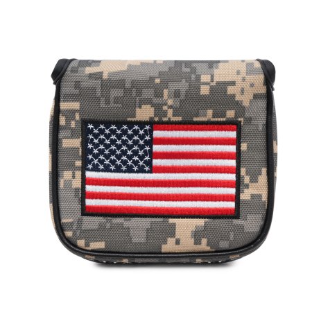 Military Camouflage Square Mallet Putter Cover With Magnetic Closure - Camo