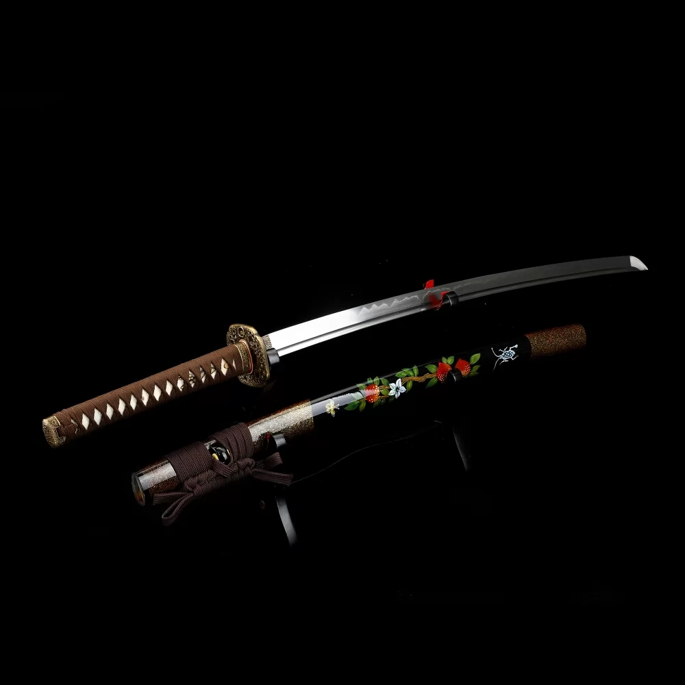 Full Tang Katana | Handcrafted Katana With Folded Melaleuca Steel