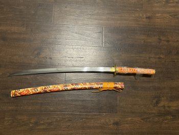 Handmade Full Tang Katana Sword 1065 Carbon Steel With Beautiful Scabbard