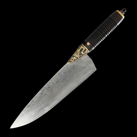 Premium Stainless Steel Kitchen Knife With Black Handle