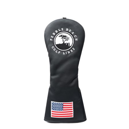 Welcoming Pine Hybrid Golf Headcover - Black
