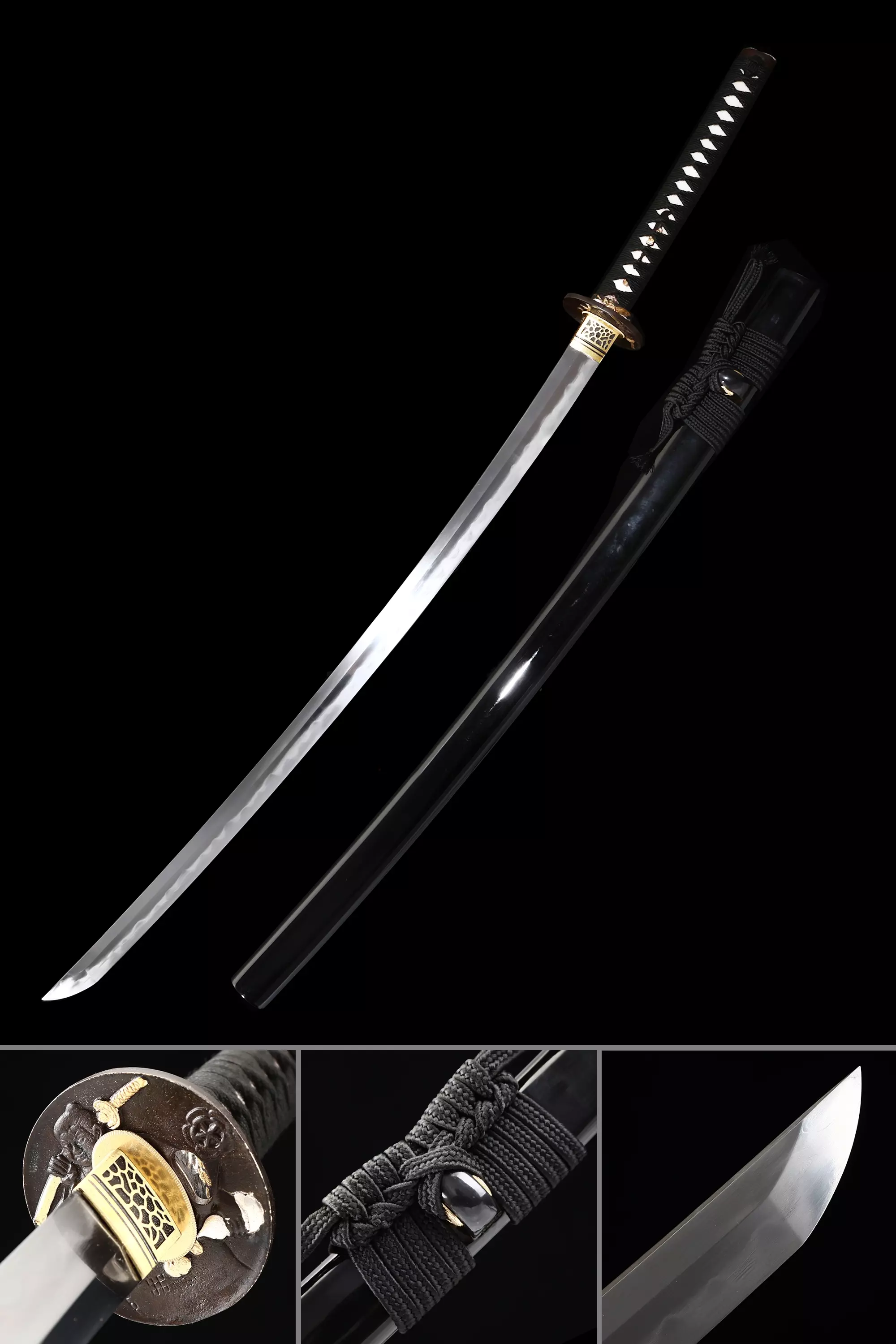 Battle Ready Katana | Authentic Japanese Katana Sword Pattern Steel ...