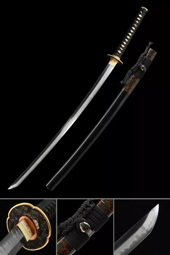 Handmade Japanese Samurai Sword Real Hamon Full Tang