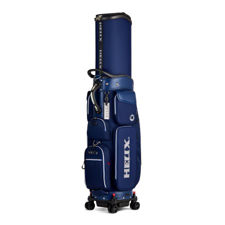 Helix Exclusive Retractable Golf Cart Bag - Dark Blue