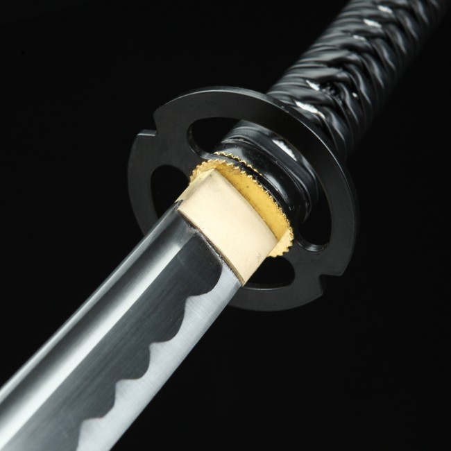 Autentica spada giapponese Katana nera - Real 1060 Italy