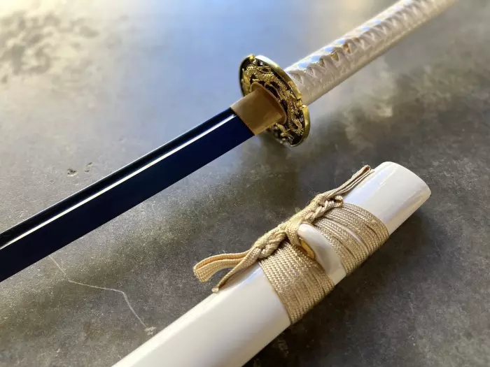 Pu White Samegawa Katana