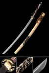 Handmade Japanese Katana Sword Damascus Steel Full Tang