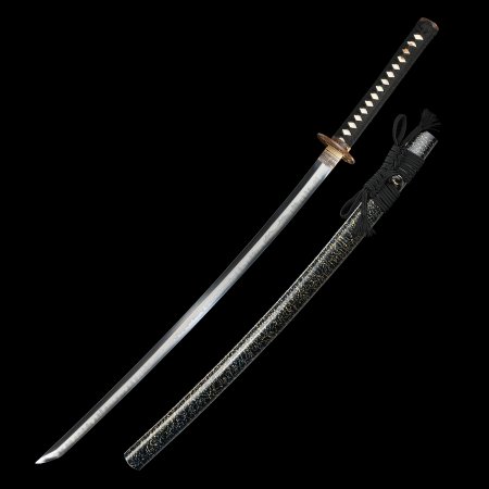 Handcrafted Japanese Samurai Sword T10 Steel Clay Tempered With Hand-sharpened Blade