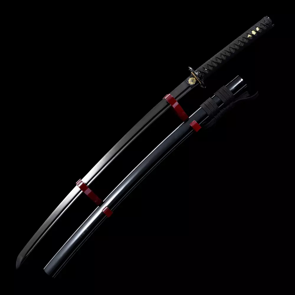 Katana japonesa de hoja de palisandro, espadas de Catana reales listas para  entrenar, hechas a mano, Full Tang Iron Tsuba Samurai