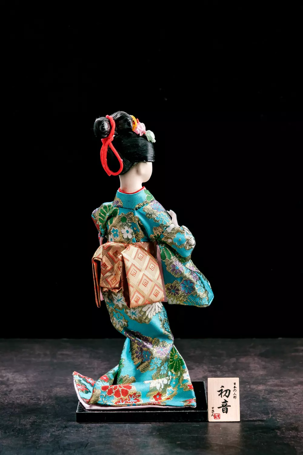 Traditional Japanese Geisha Doll  Japanese Geisha Porcelain Doll With  Traditional Vintage Kimono - TrueKatana