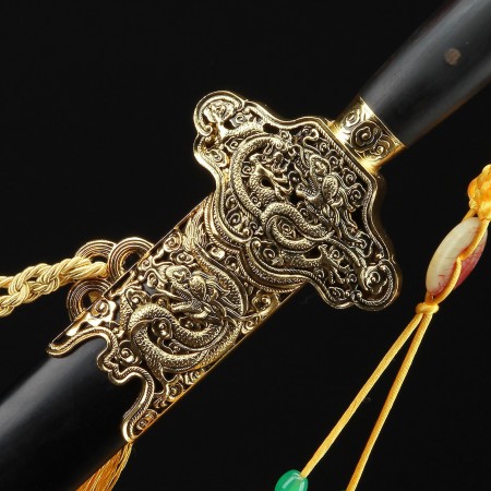 Handmade Pattern Carbon Steel China Dragon Style Chinese Swords