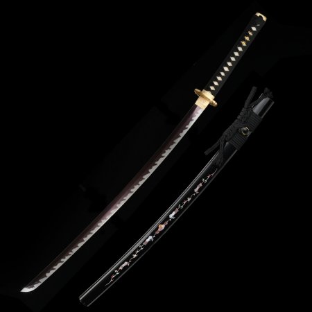 Exquisite Handmade Full-tang Katana Sword With Folded Melaleuca Steel Blade