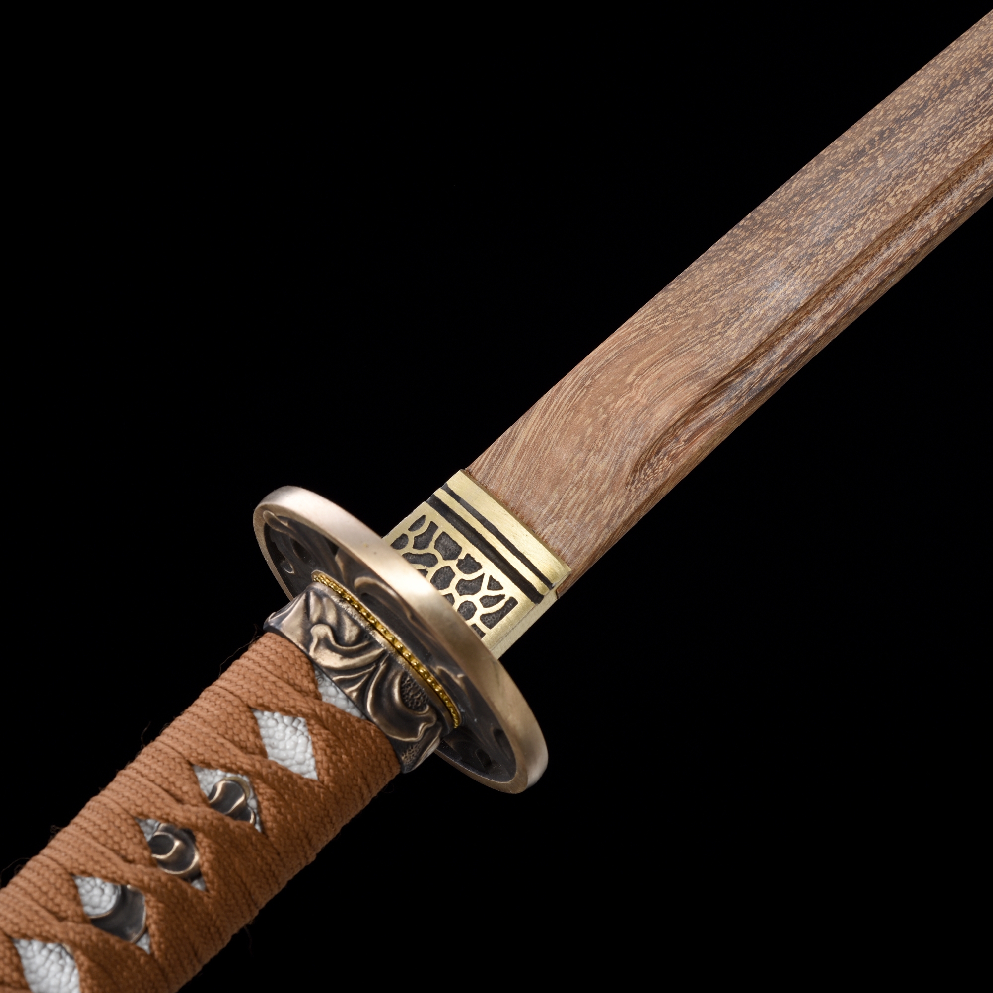 Handmade Wooden Blade Unsharpened Japanese Samurai Katana Swords With