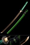 Handmade Japanese Sword 1045 Carbon Steel With Rose Gold Printed Blade