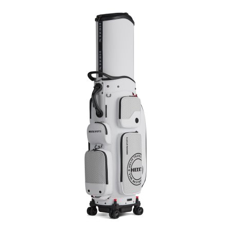 Helix Premium Retractable Waterproof Golf Cart Bag - White