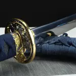 Blue Crod Handle Wakizashi