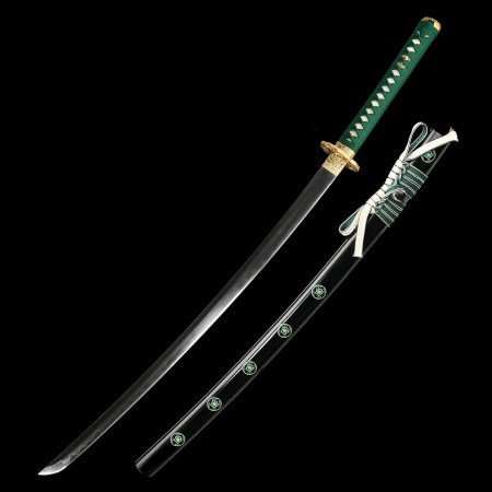 Handcrafted Full Tang Japanese Katana Sword With T10 Carbon Steel Clay Tempered Blade