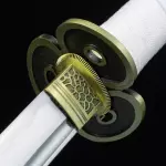 White Crod Handle Katana