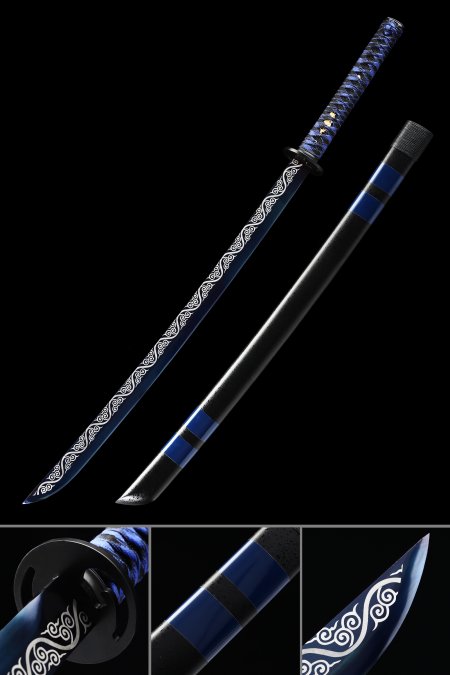 Handmade Modern Chinese Dao Sword With Blue Blade