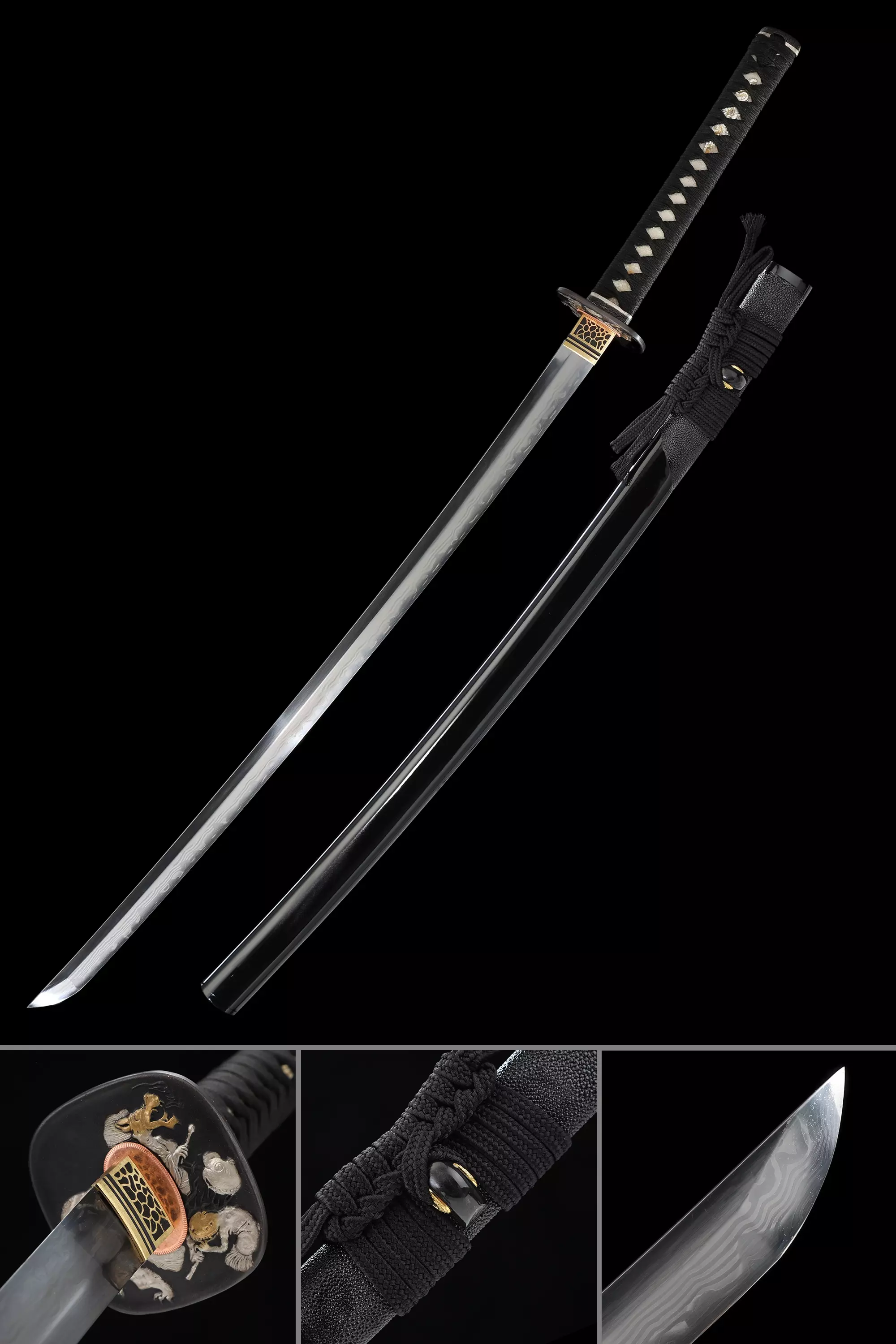 Black Katana | High-performance Battle Ready Japanese Katana Sword ...