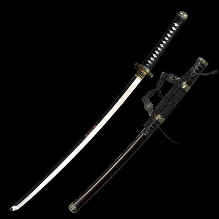 Handmade Full Tang Japanese Tachi Sword 1095 Carbon Steel With Hand-sharpened Blade