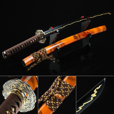 Orange Katana For Sale - Truekatana