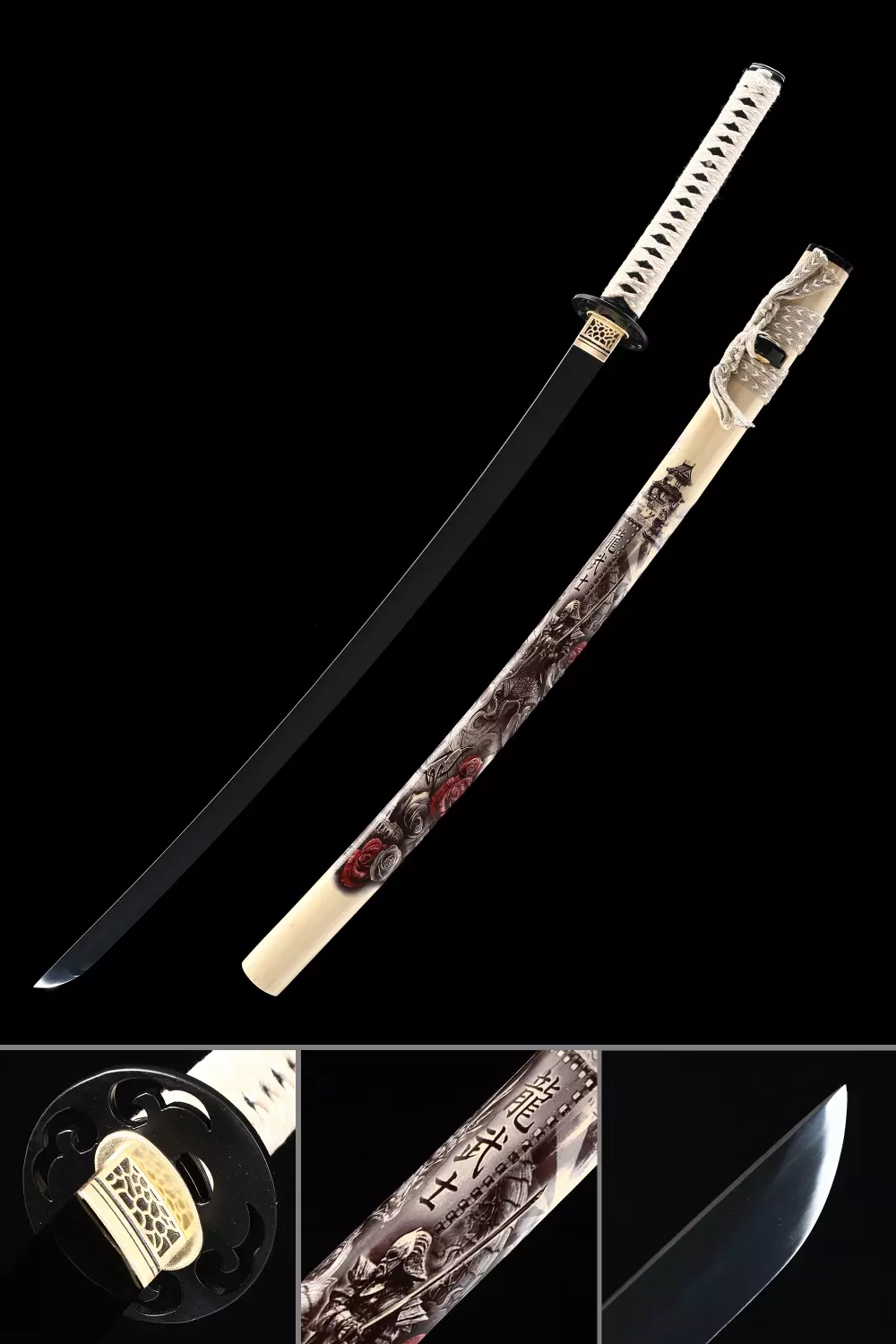 Nihonto | Handmade Nihonto Samurai Sword With Natural Scabbard -