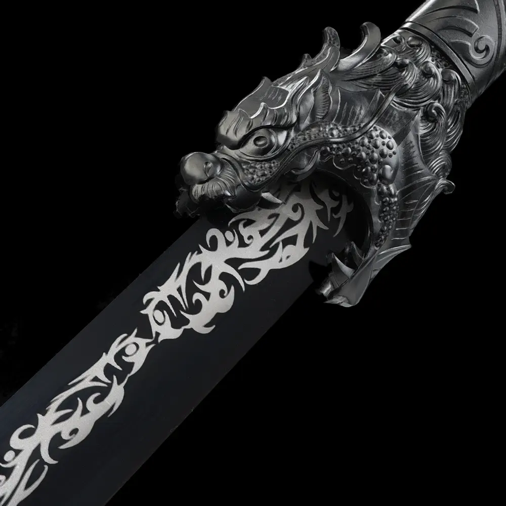 【FaB】Swordmaster's Shine CF セット Handmade 1060 Carbon Steel Fantasy Sword With Black Pu Leather
