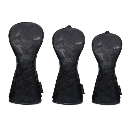 Laser Camo Golf Wood Headcovers Set - Green