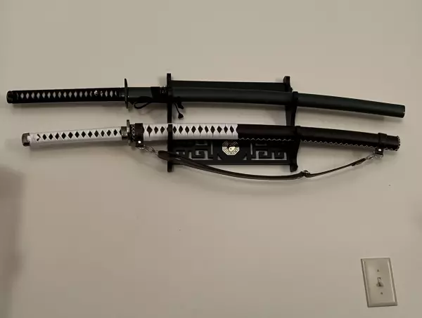 The Walking Dead Michonne's Katana, Zombie Slayer Katana Sword With Strap