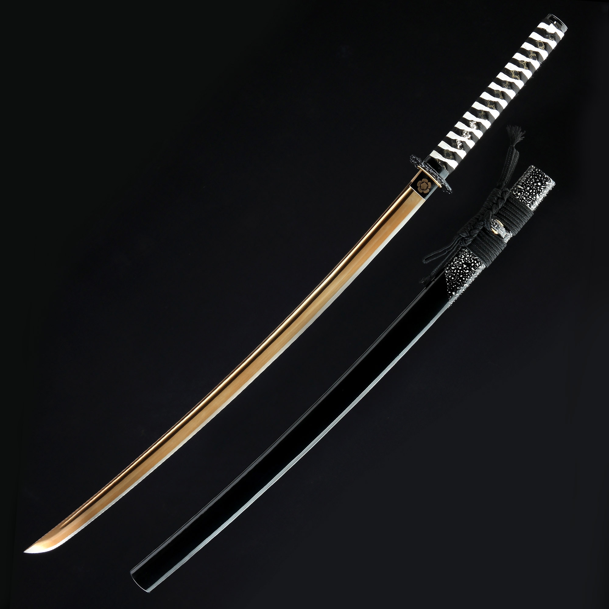 HANDMADE JAPANESE SAMURAI KATANA SWORD 1060 HIGH CARBON STEEL FULL TANG SHARP 