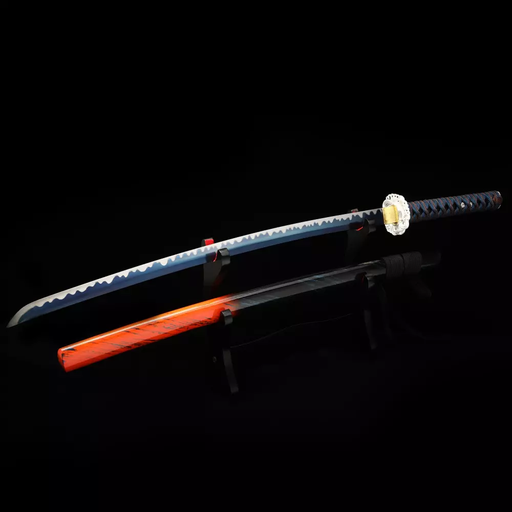 Blue Blade Katana | Manganese Steel Blue Blade Katana with Dragon