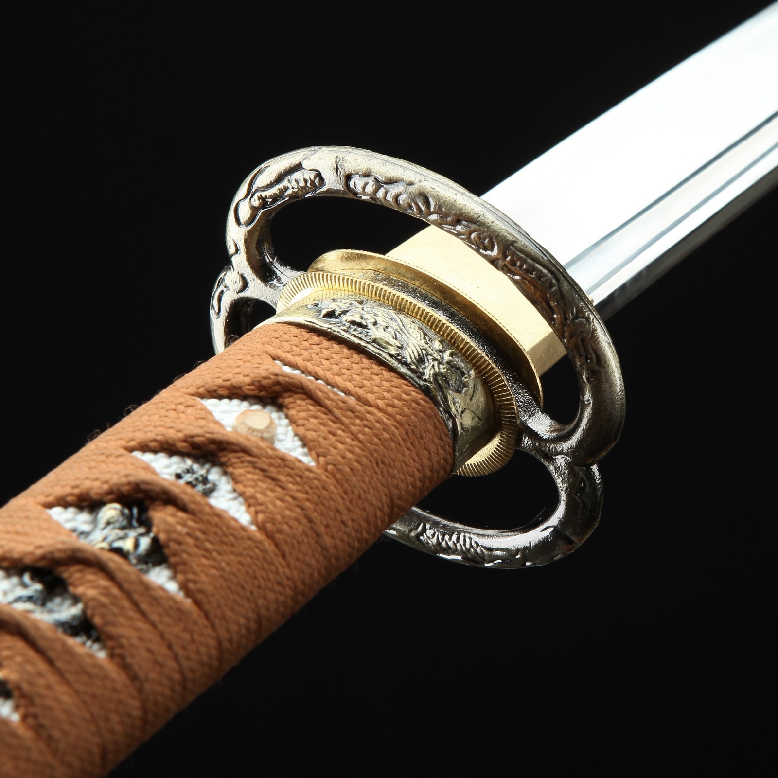 Yellow Katana | Handmade Japanese Katana Sword 1065 Carbon Steel With ...