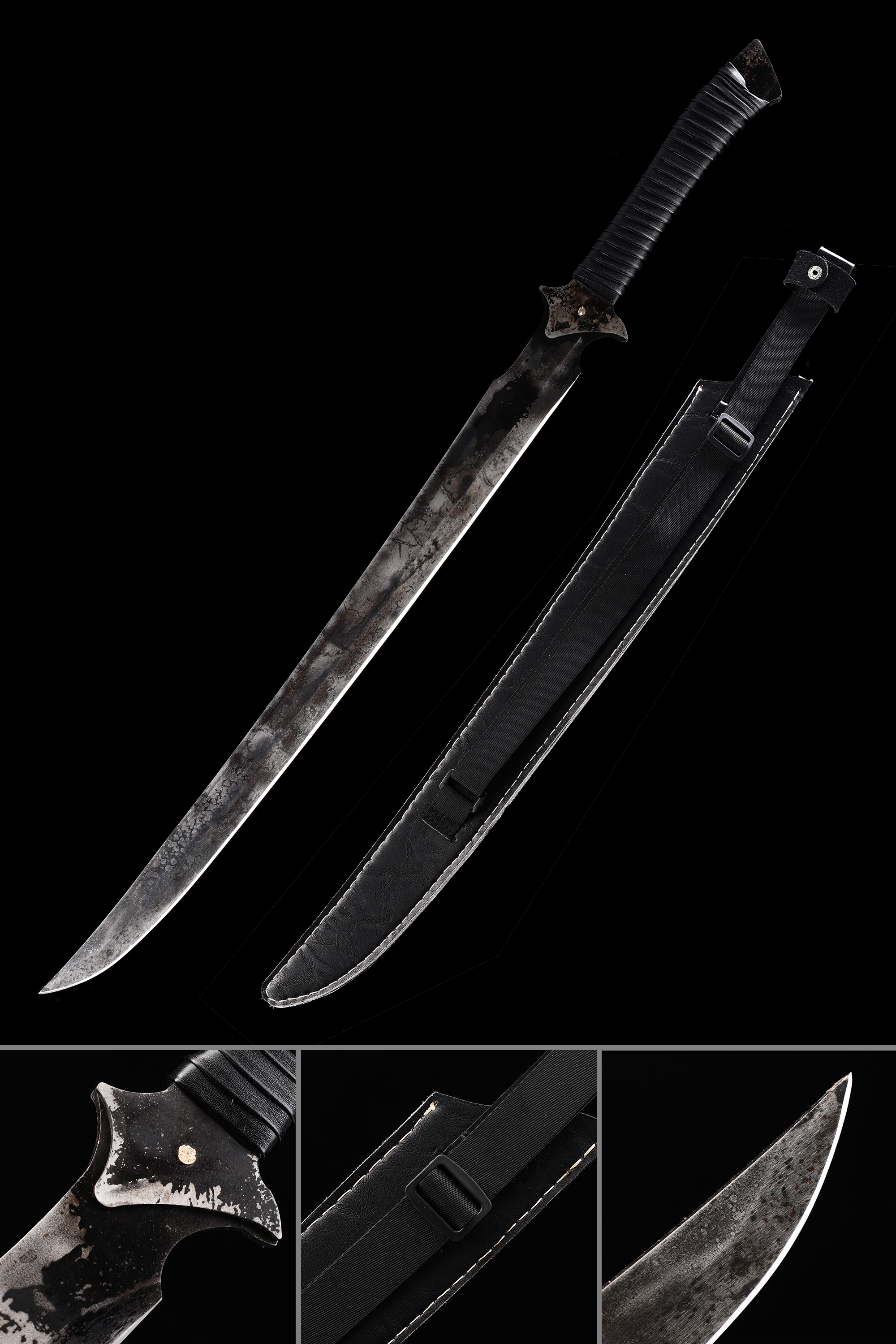 Deuce Iii Sword, Zombie Killer Machete Sword Pattern Steel