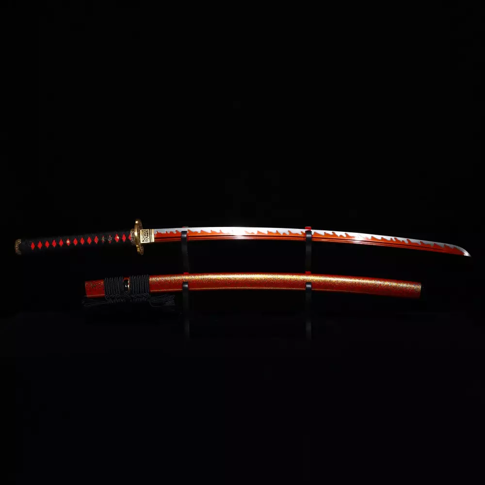 Red Katana | Handmade Japanese Katana Sword High Manganese
