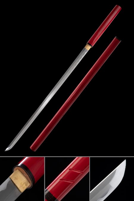 Blind Fury Zatoichi Stick/Cane Sword With Red Scabbard