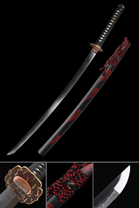 Handmade Japanese Samurai Sword Real Hamon Full Tang