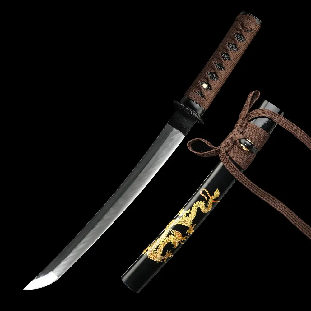Japanese Tanto | T10 Carbon Steel Japanese Tanto with Black