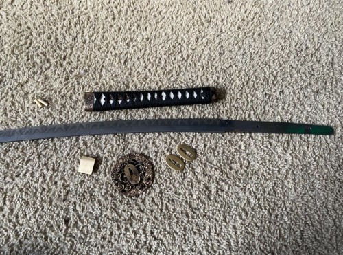 Handmade Japanese Samurai Sword Real Hamon T10 Carbon Steel