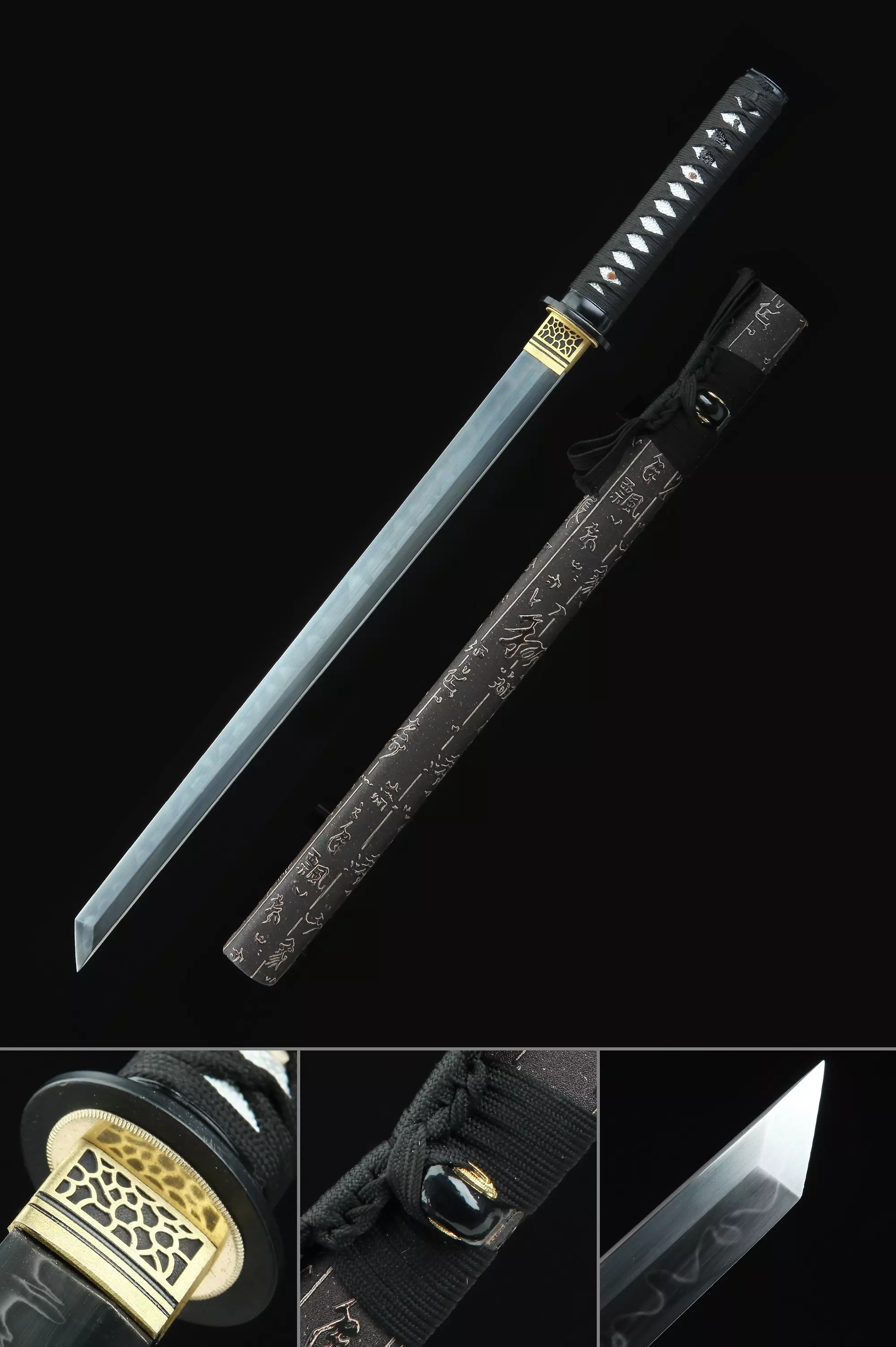 Katana Recta | Espada Japonesa Hecha A Mano Chokuto Ninjato T10 Acero ...