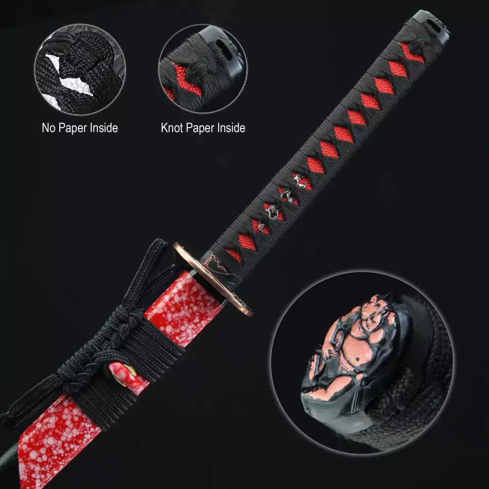 T10 Steel Katana | Dragon Tsuba T10 Carbon Steel Katana, Real