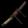 Brown Crod Handle Japanese Tanto Swords