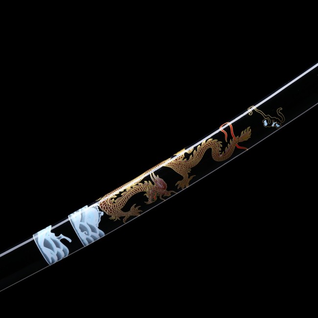 1060 Carbon Steel Katana | 1060 Carbon Steel Katana with Dragon