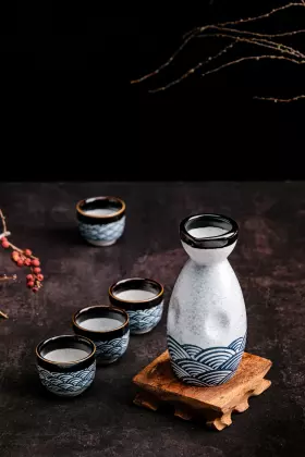 Elegant Bamboo Sake Set - Japanese Craftsmanship – Irasshai, Online Store